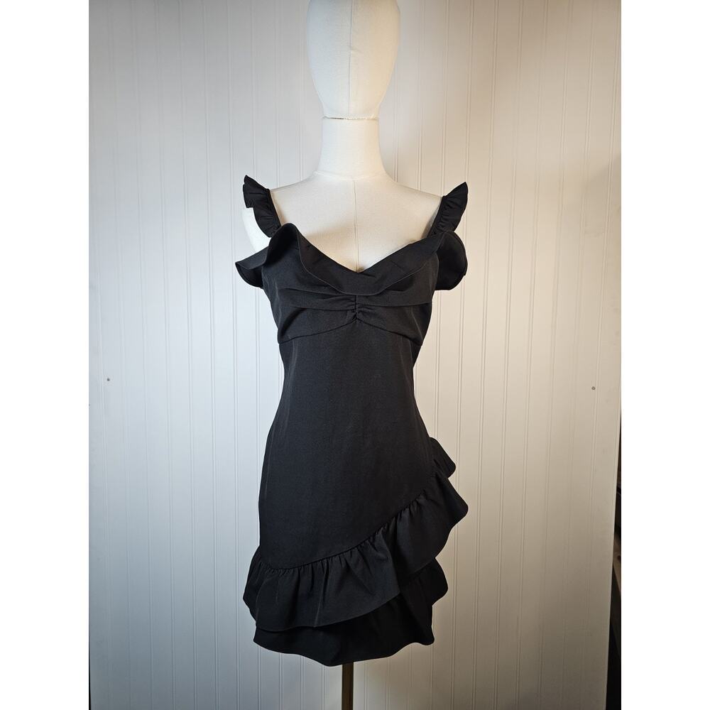 Lovers And Friends Nicolette Black Mini Dress Women's Size‎ S New